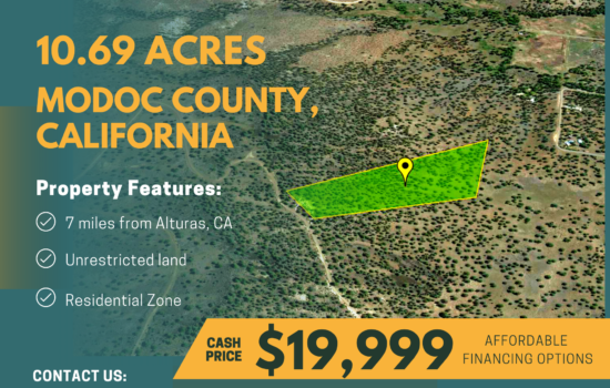 10.69 Acres in Modoc County, California