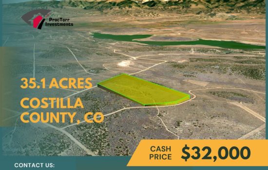 35.1 Acres in Costilla County, CO.